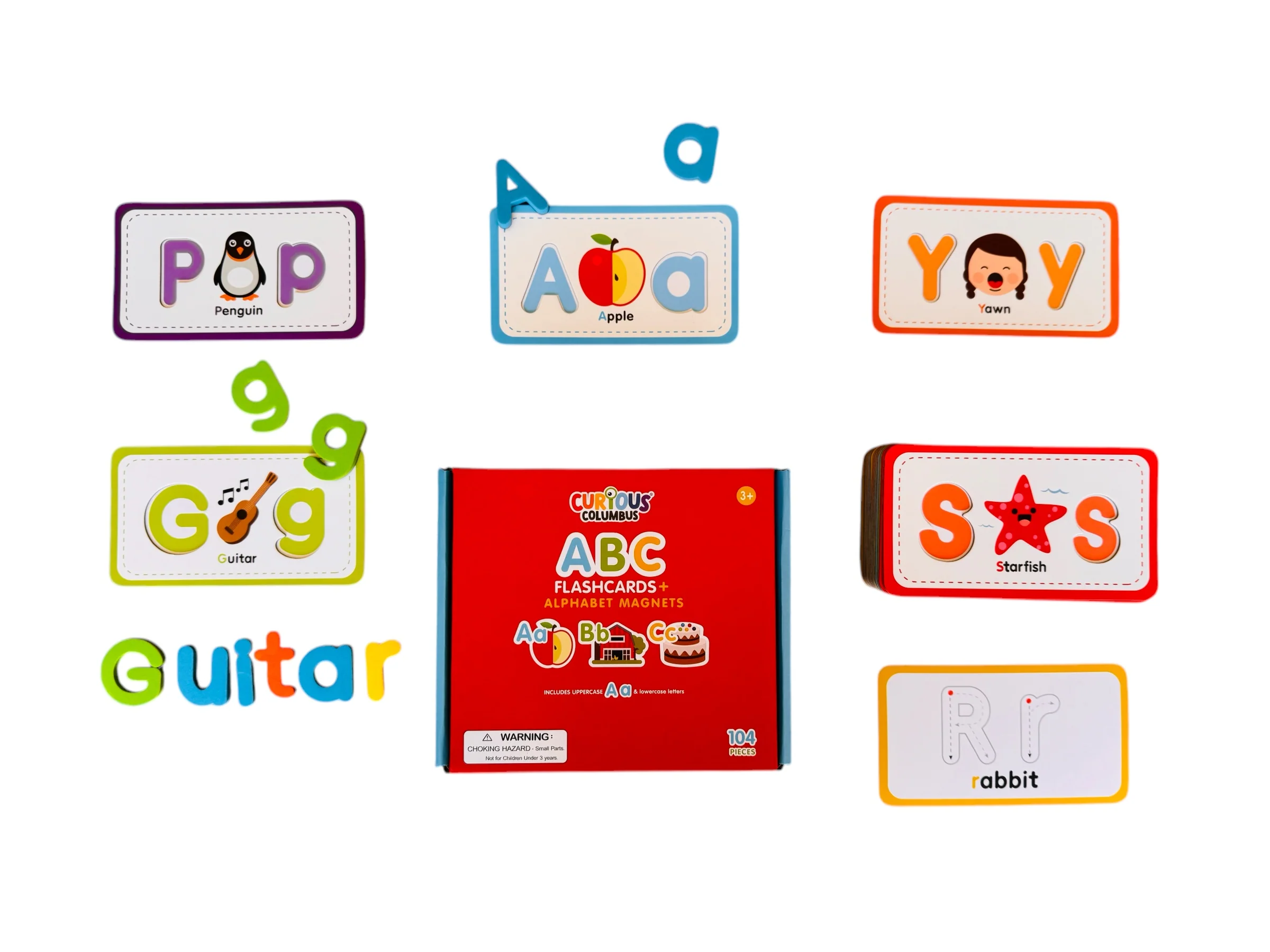 Alphabet Matching Flashcards and Magnetic Letters - Image 2