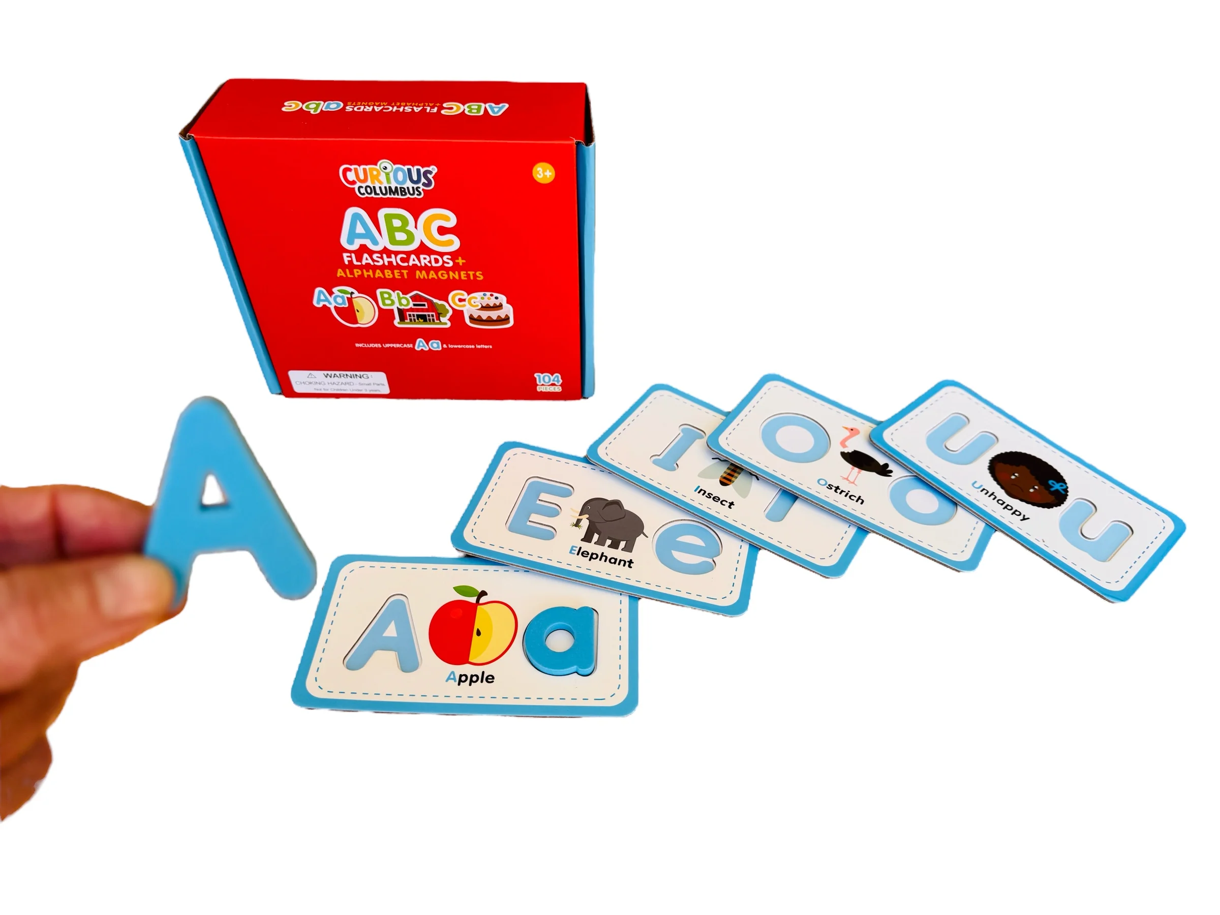 Alphabet Matching Flashcards and Magnetic Letters - Image 3
