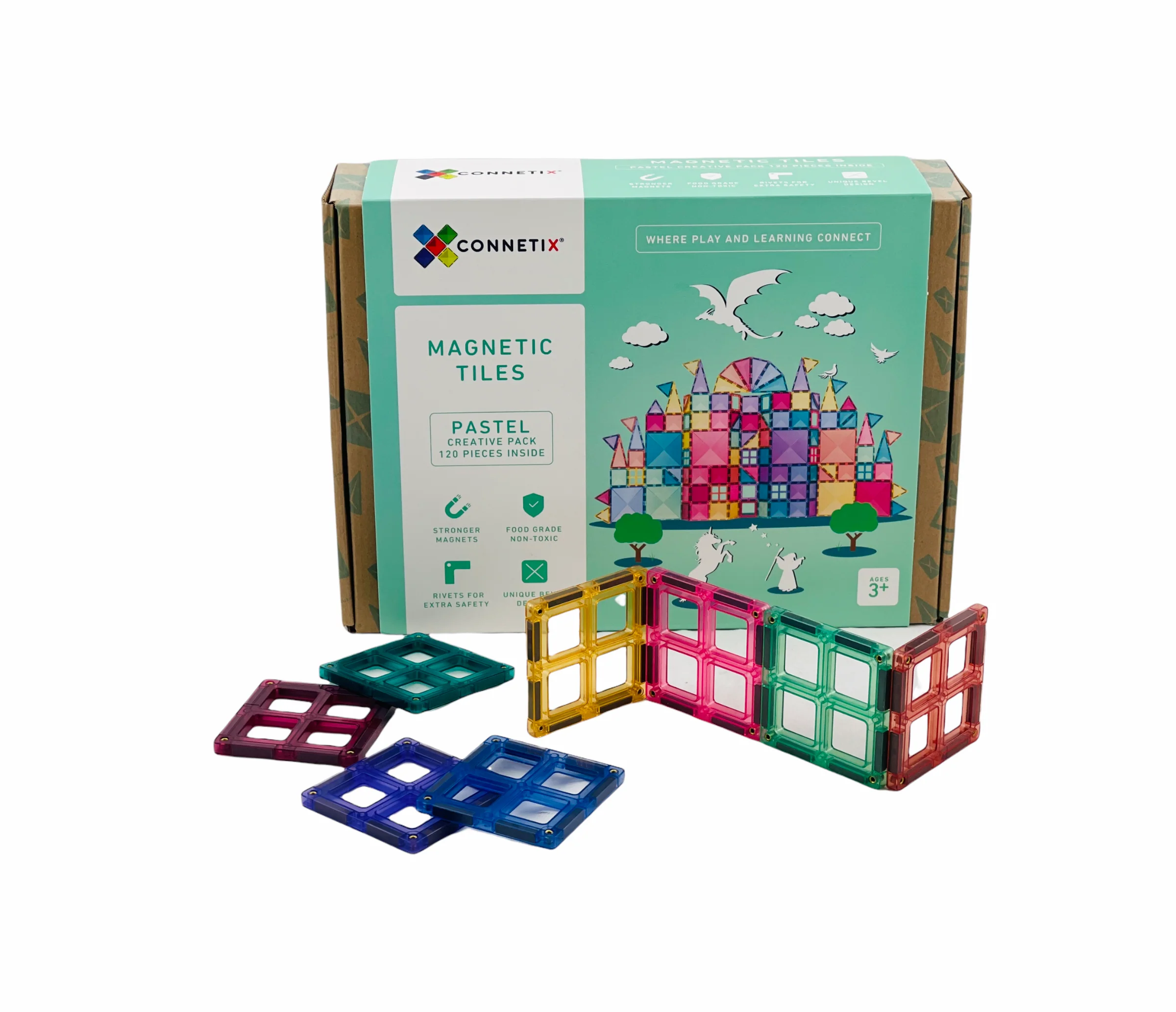 Connetix Tiles - Creative Pastel 120pc - Image 2