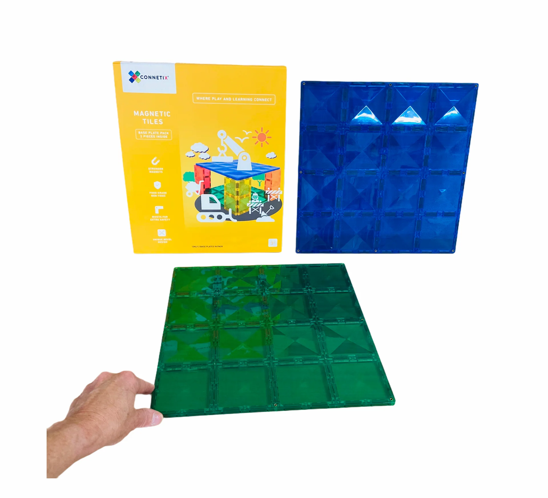 Connetix Tiles Rainbow Base Plates