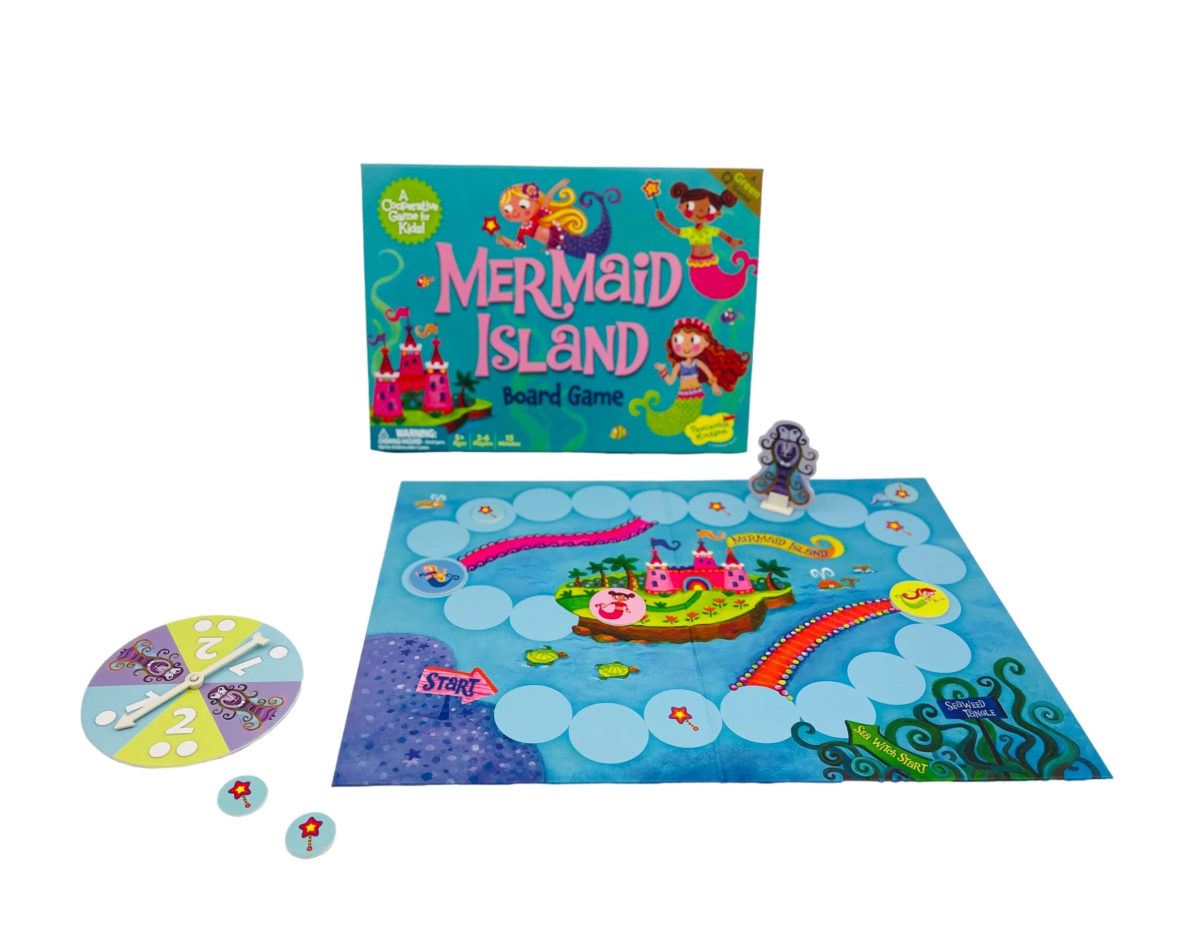 Peaceable Kingdom Mermaid Island board game - Image 2