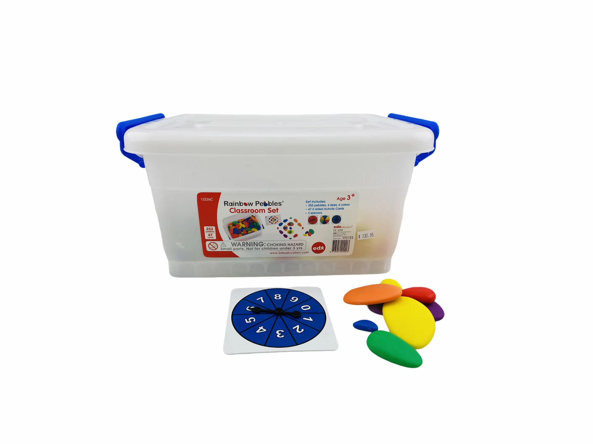 Rainbow Pebbles Fine Motor and Visual Matching Set - Jumbo - Image 2