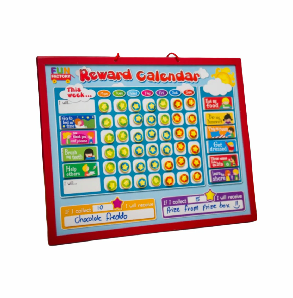 Fun Factory Rewards Chart