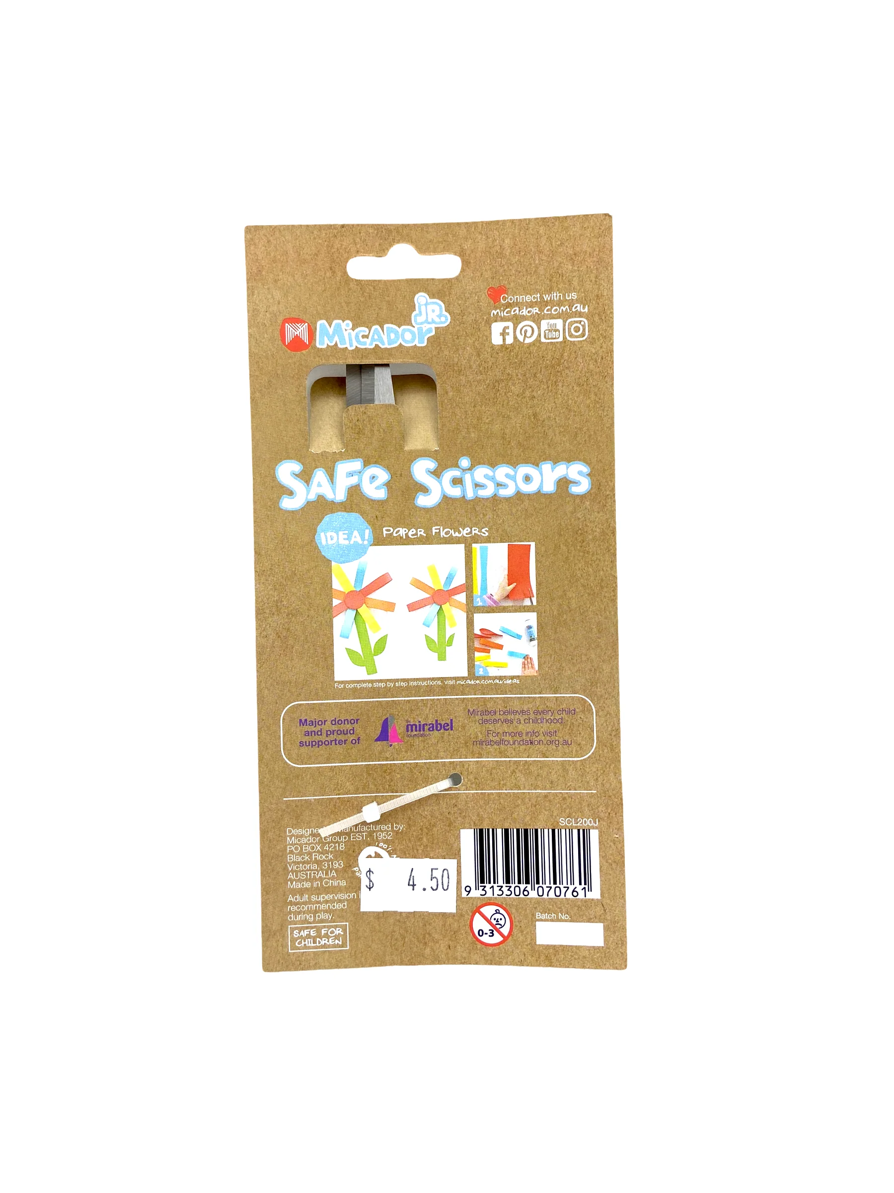 Micador Jr. Safe Scissors 130mm - Left Handed - Image 2