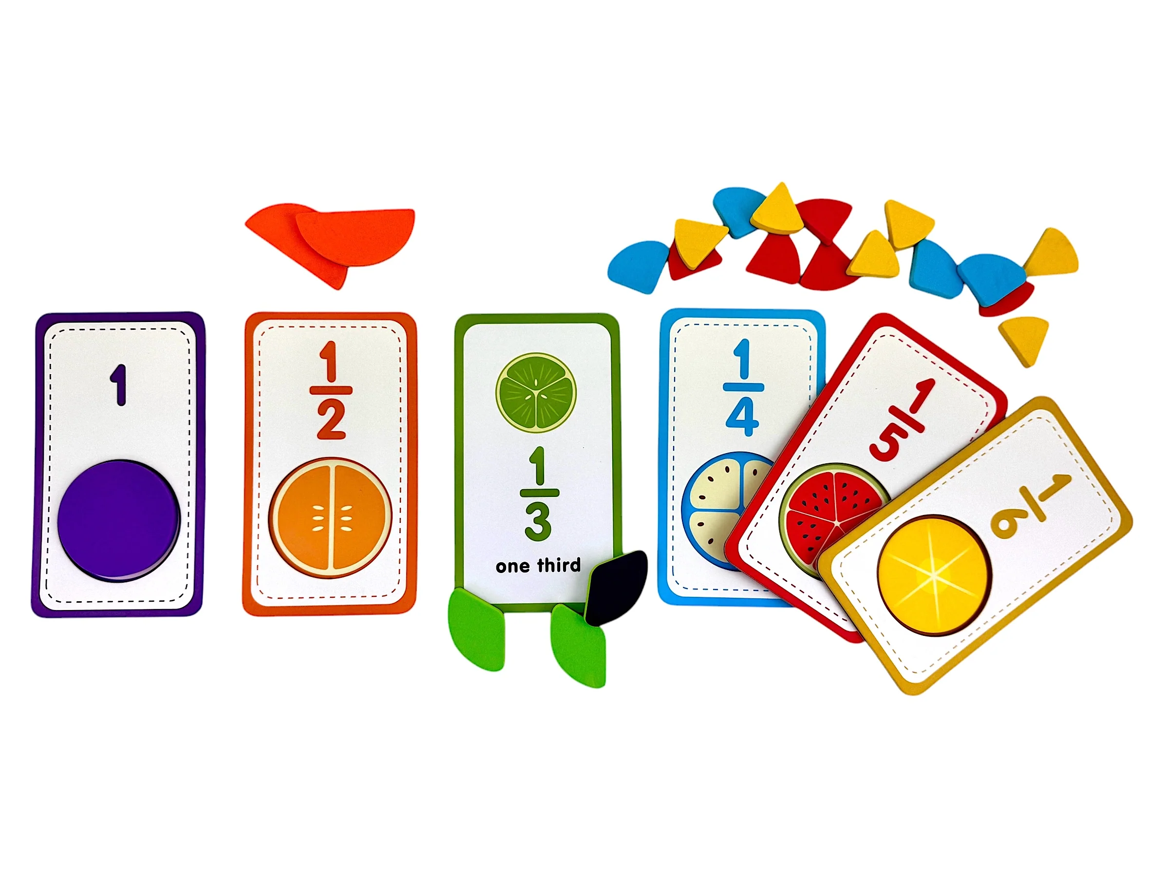 Number, Counting and Fraction Matching Flashcards - Image 4