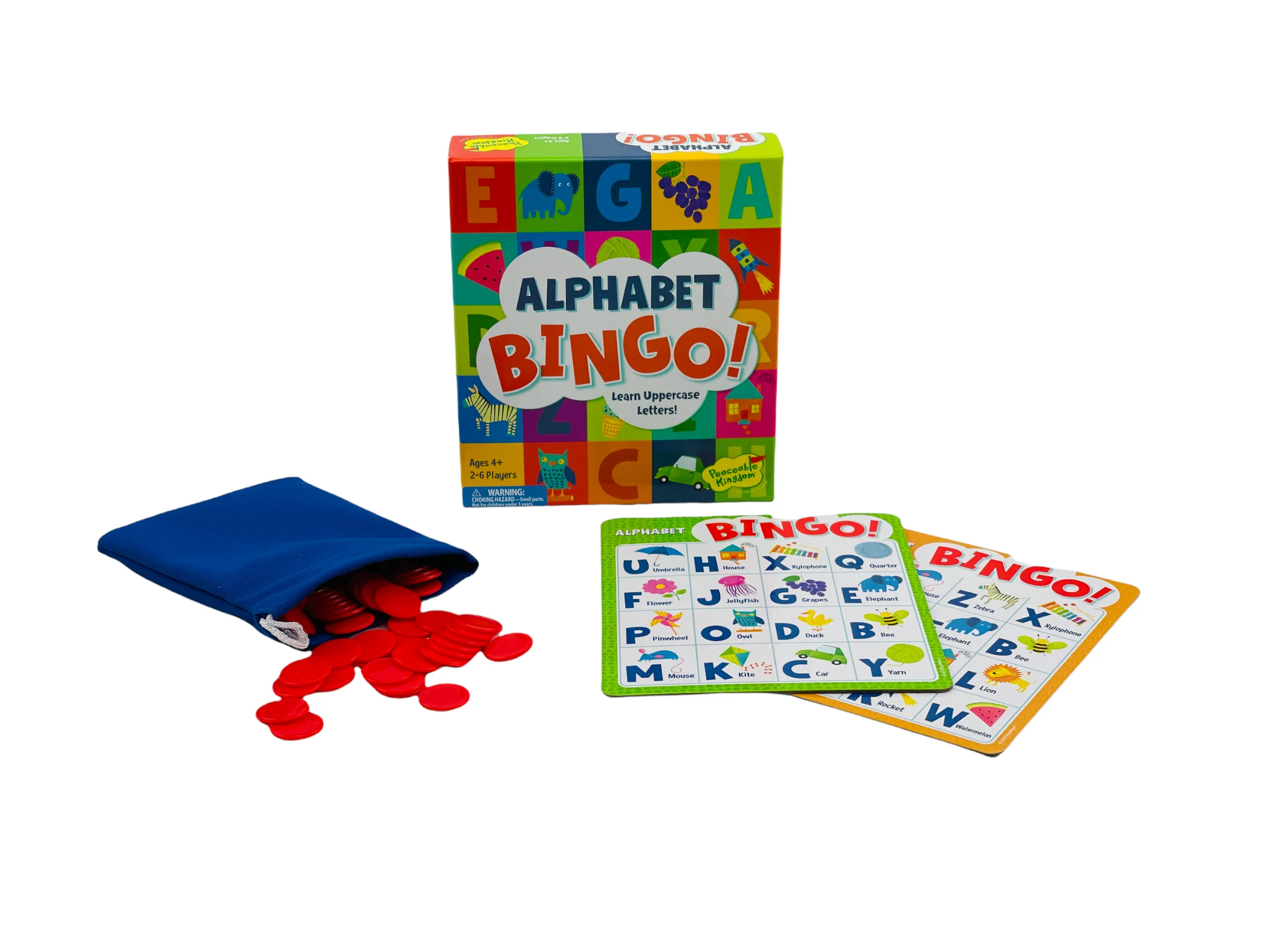 Peaceable Kingdom Alphabet Bingo