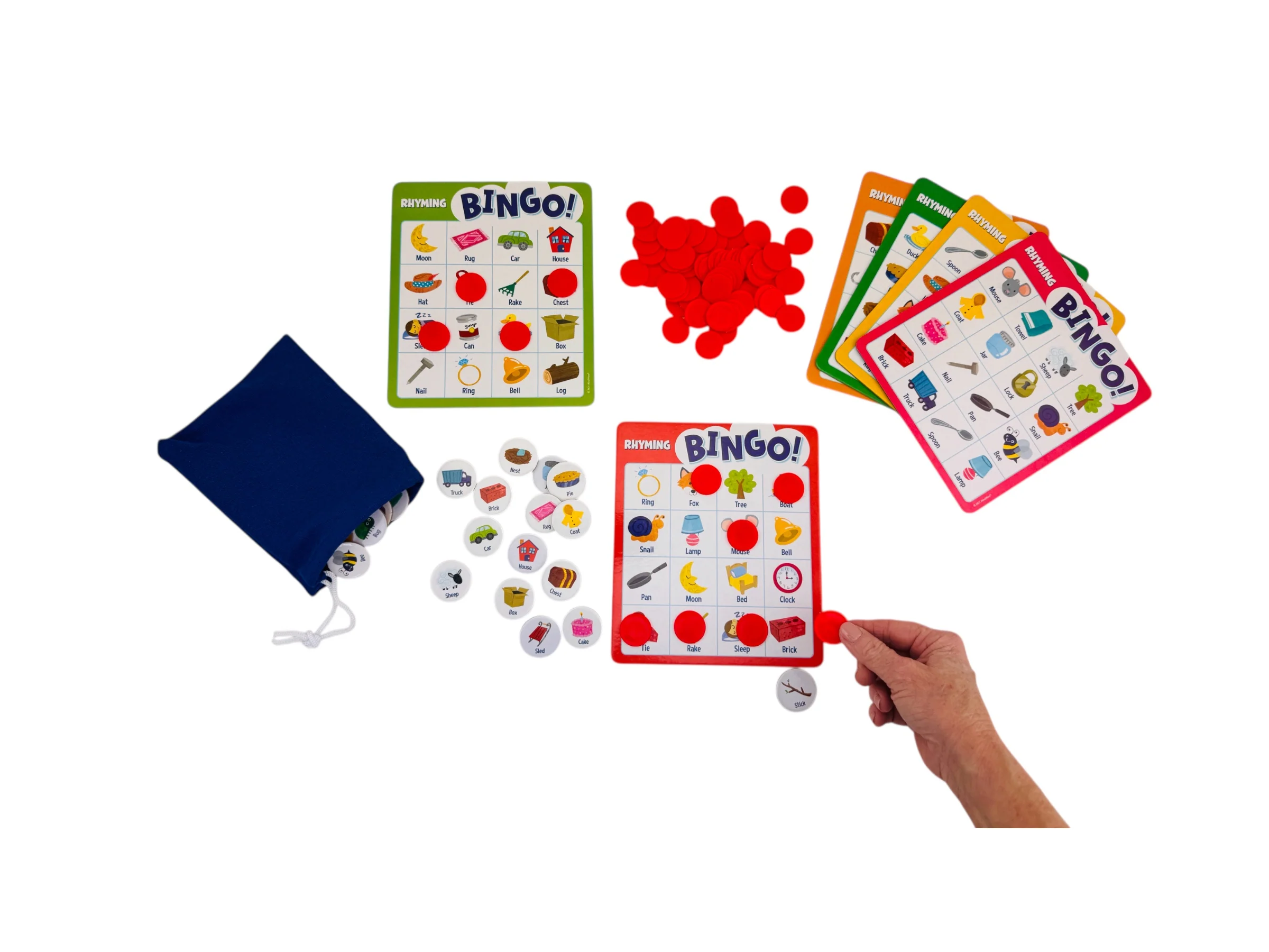 Peaceable Kingdom Rhyming Bingo - Image 3