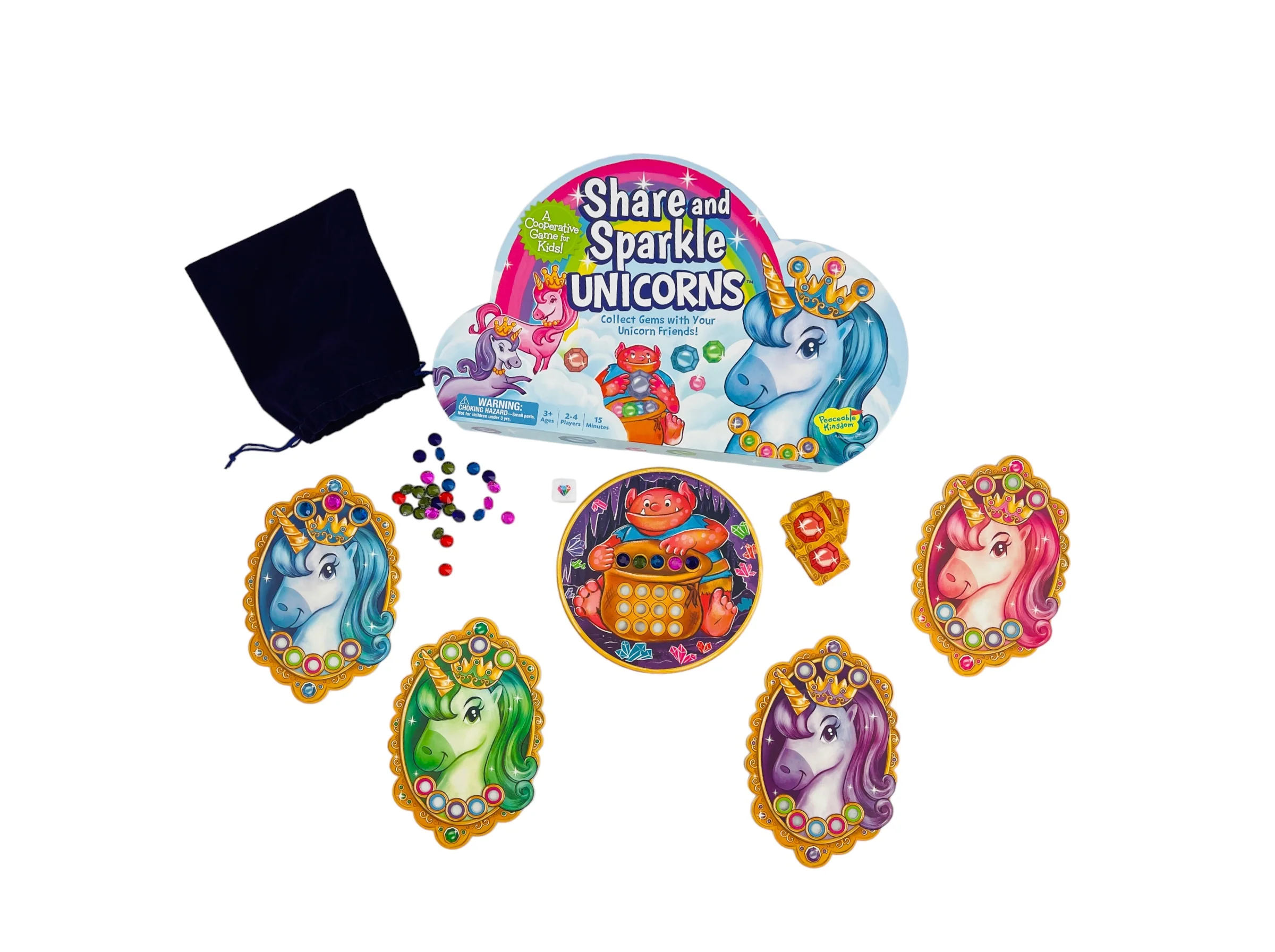Peaceable Kingdom Share and Sparkle Unicorns - Image 2
