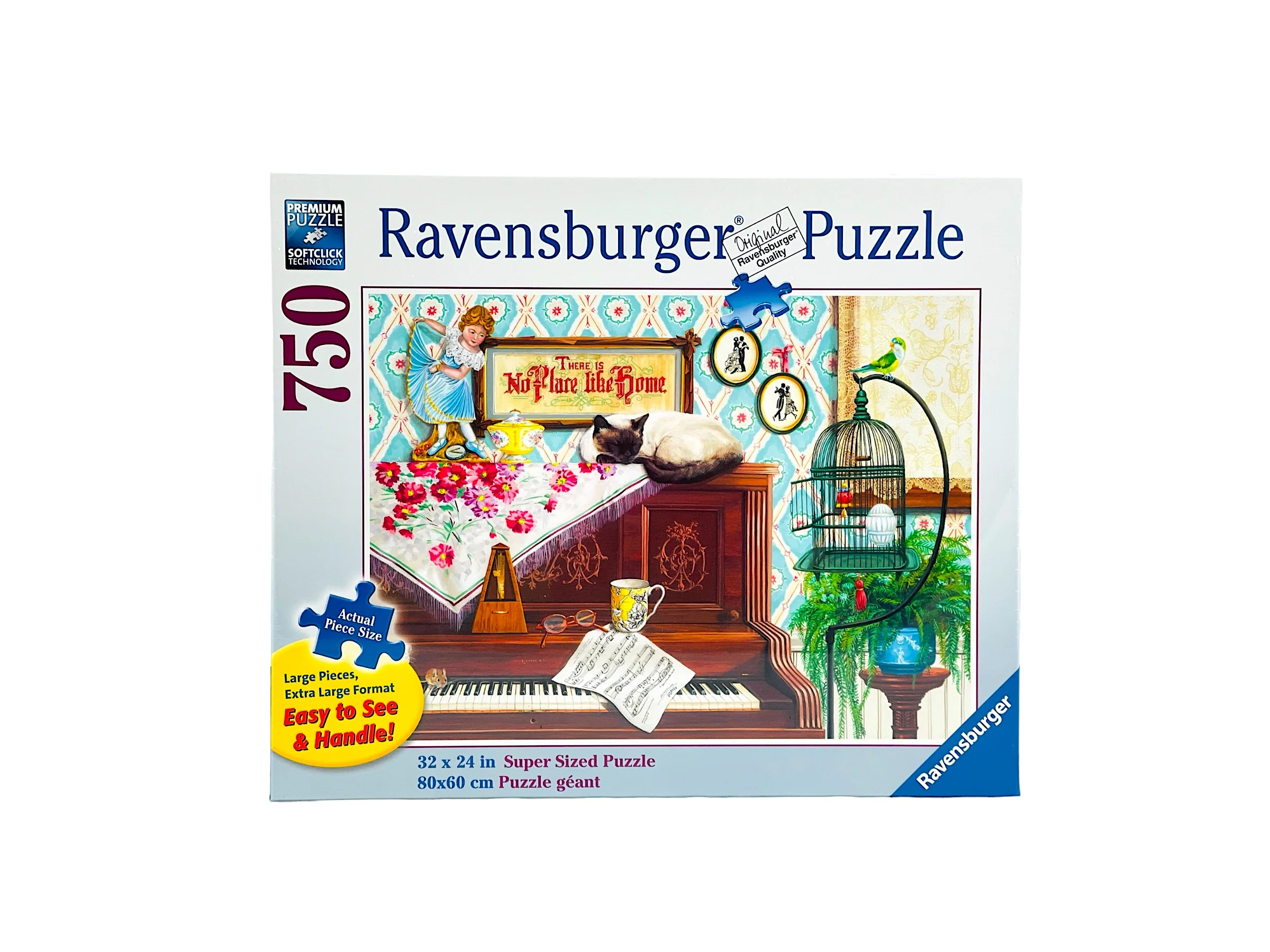 Ravensburger - Piano Cat 750 Extra Large Format piece puzzle