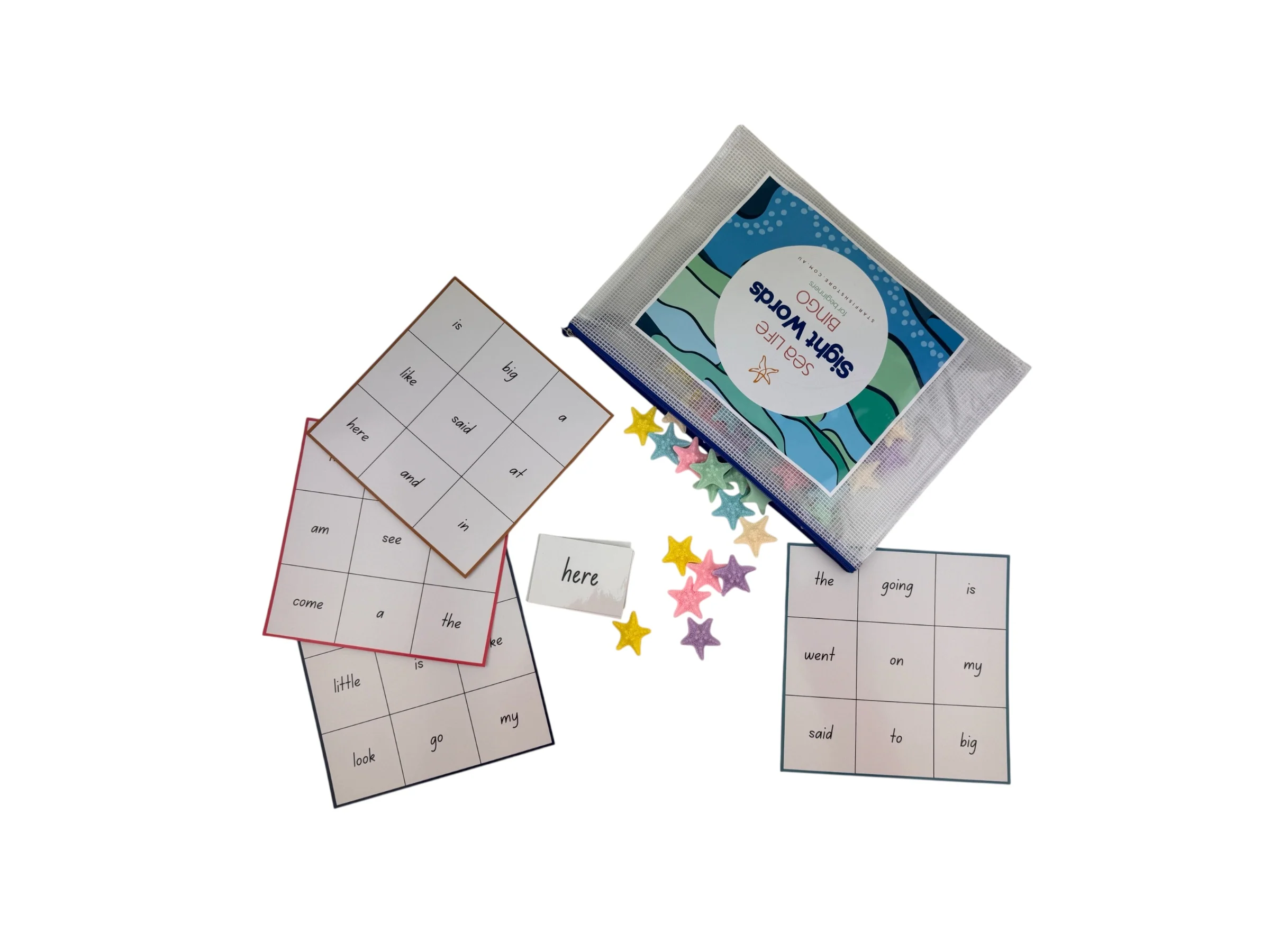 Starfish Sight Words Bingo - Image 4