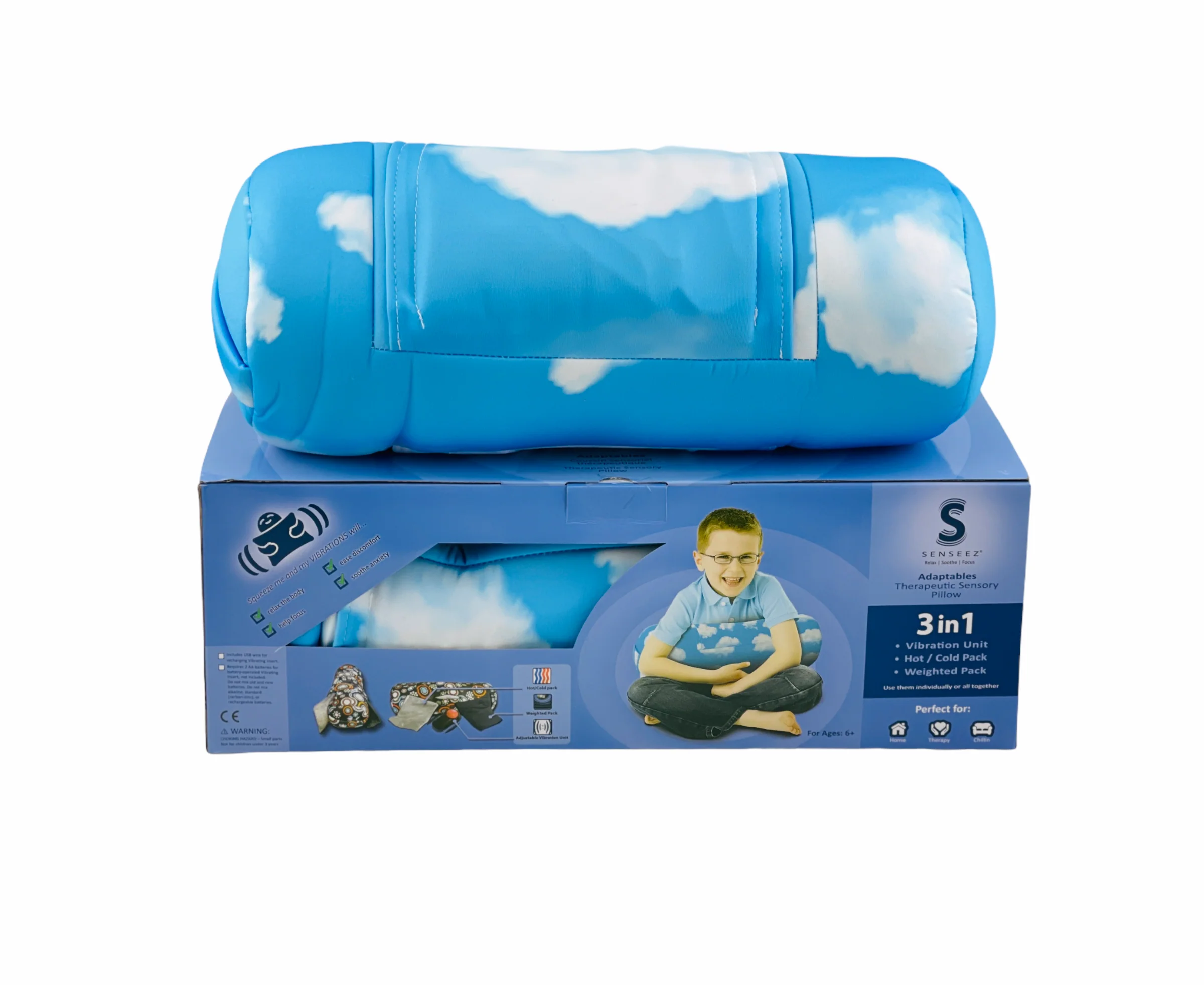 Senseez Adaptables Vibrating Cushion - Cloud