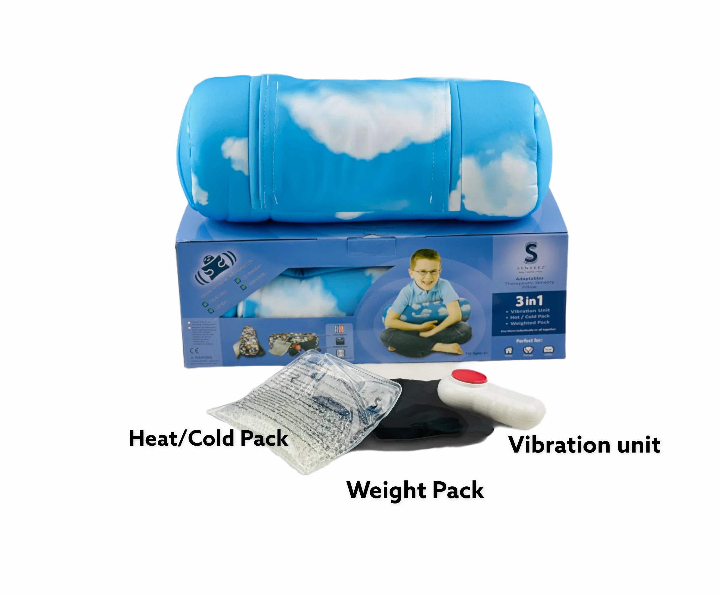 Senseez Adaptables Vibrating Cushion - Cloud - Image 2