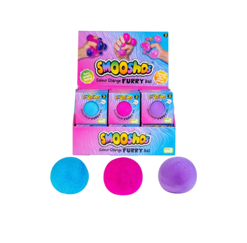 Smooshos Squishy - Colour Change Furry Ball