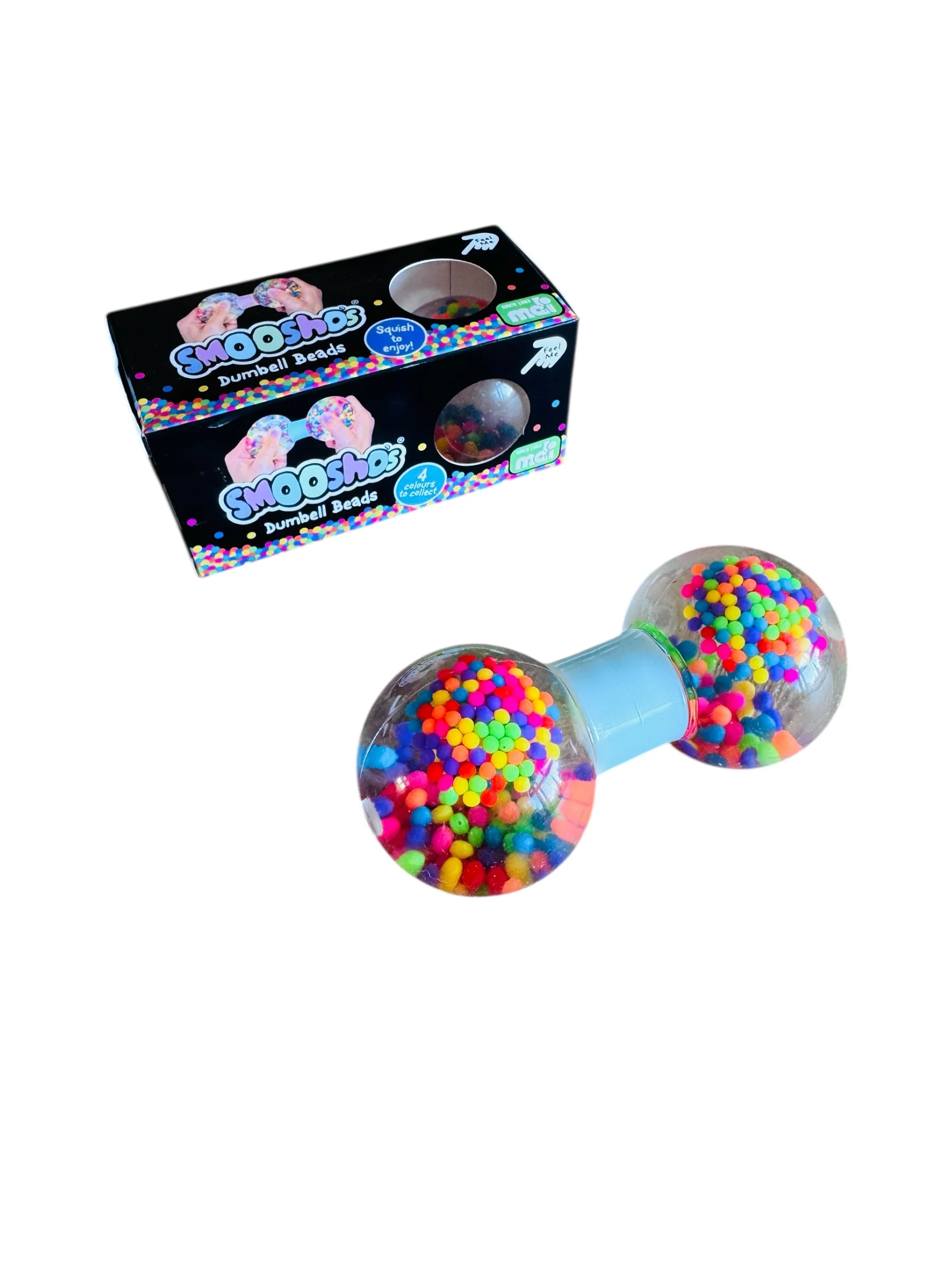 Smooshos Squishy Dumbbell - Beads