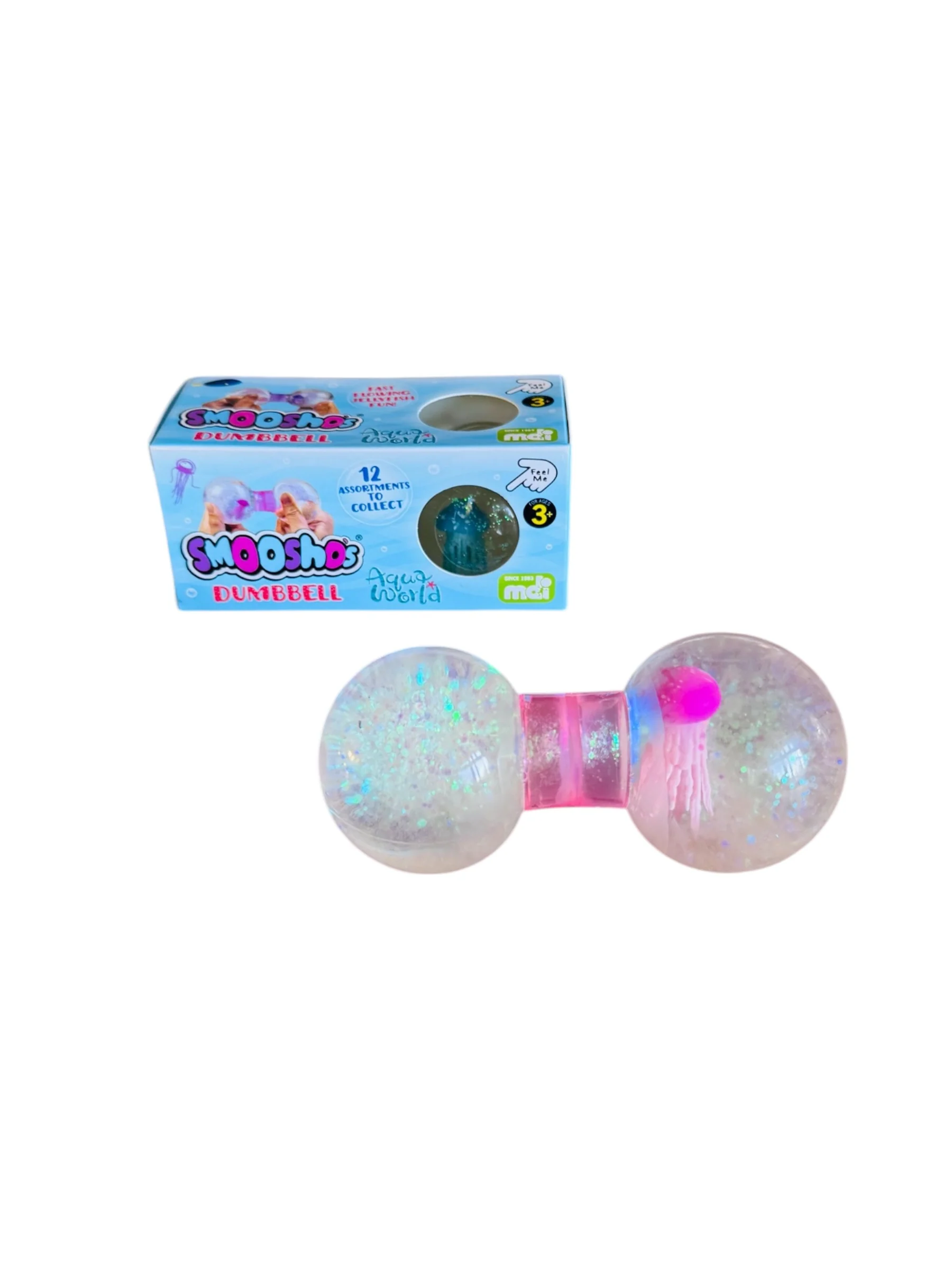 Smooshos Squishy Dumbbell - Jellyfish