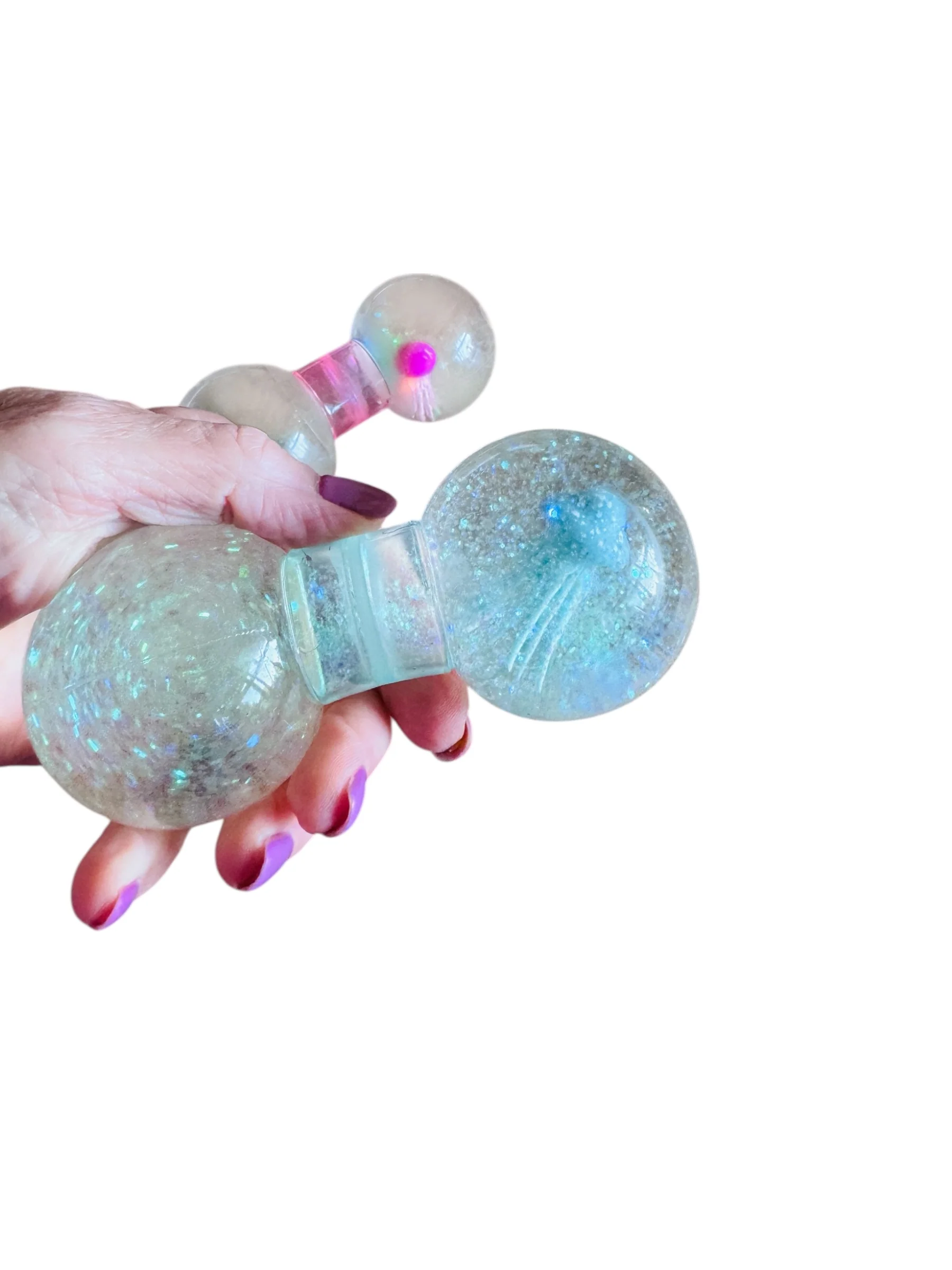 Smooshos Squishy Dumbbell - Jellyfish - Image 2