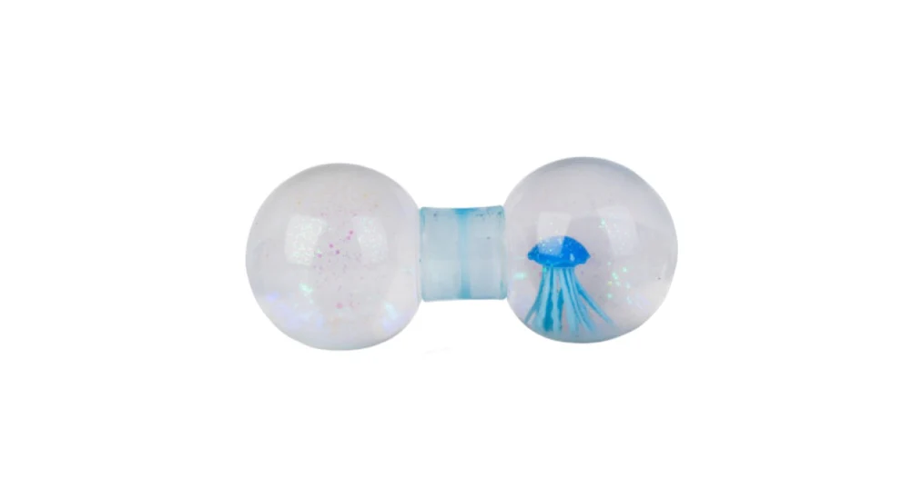 Smooshos Squishy Dumbbell - Jellyfish - Image 5